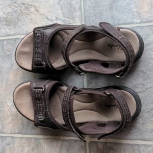 Clarks Leather Walking Sandal